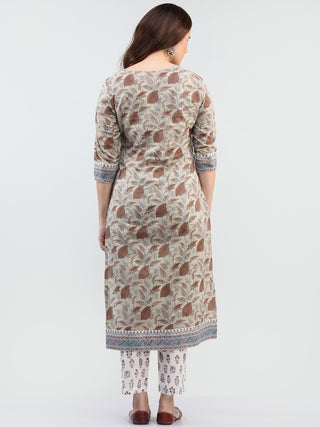 Zohra Sufia - Set of Kurta Pants & Dupatta - KS12A2501D