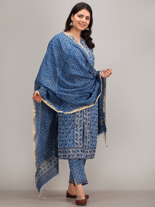 Jashn Nagma - Set of Kurta Pants & Dupatta - kS29GYYYD