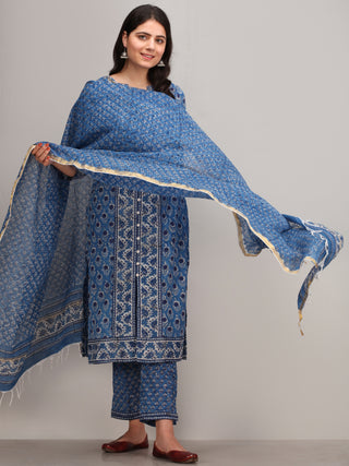 Jashn Nagma - Set of Kurta Pants & Dupatta - kS29GYYYD