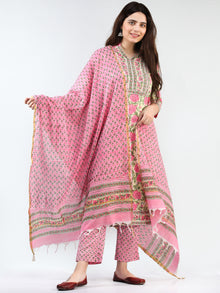 Zohra Aleena - Set of Kurta Pants & Dupatta - KS02A2493D