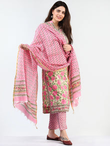 Zohra Aleena - Set of Kurta Pants & Dupatta - KS02A2493D