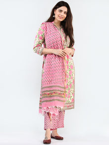 Zohra Aleena - Set of Kurta Pants & Dupatta - KS02A2493D