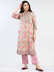 Zohra Aleena - Set of Kurta Pants & Dupatta - KS02A2493D