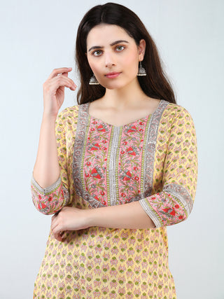 Zohra Gauher - Set of Kurta Palazzo & Dupatta - KS60V2492D