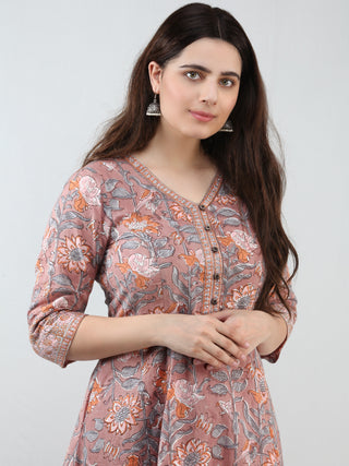 Zohra Fana -  Kurta With Tie up Waist - KK19A2505