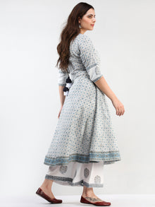 Zohra Sehar - Set of Angrakha Kurta Palazzo & Dupatta - KS20A2504D