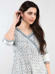 Zohra Sehar - Set of Angrakha Kurta Palazzo & Dupatta - KS20A2504D