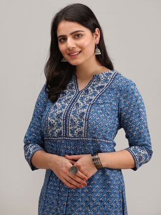 Jashn Rehnaz - Set of Kurta Pants & Dupatta - kS60NYYYD