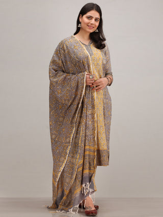 Jashn Ayma - Set of Kurta Pants & Dupatta - KS01GXXXD