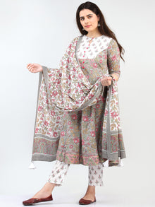 Zohra Sanaz - Set of Kurta Pants & Dupatta - KS69A2503D