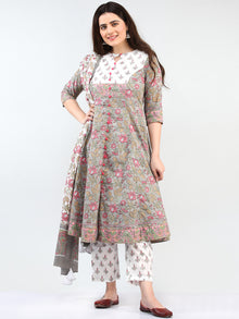 Zohra Sanaz - Set of Kurta Pants & Dupatta - KS69A2503D