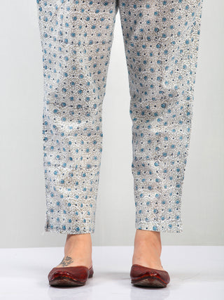 Zohra Maham - Set of Kurta Pants & Dupatta - KS15B2504D