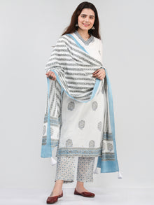 Zohra Aayat - Set of Kurta Pants & Dupatta - KS15A2504D