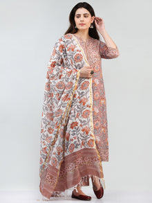 Zohra Saiz - Set of Kurta Pants & Dupatta - KS16A2505D