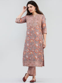 Zohra Saiz - Set of Kurta Pants & Dupatta - KS16A2505D