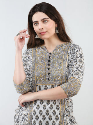 Zohra Farah - Set of Kurta Pants & Dupatta - KS17A2506D