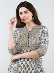 Zohra Mirza - Set of Kurta Pants & Dupatta - KS17B2506D