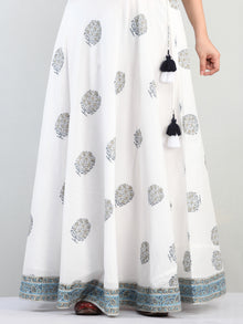 Zohra Aadhina - Set of Top Skirt & Dupatta - KS43D2504D