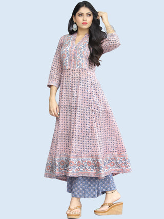 Jashn Farhat - Set of Kurta Palazzo & Dupatta - KS25A2179D