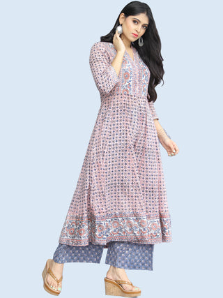 Jashn Farhat - Set of Kurta Palazzo & Dupatta - KS25A2179D