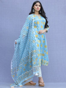 Jashn Yasmi - Set of Kurta Pants & Dupatta - KS54B2311D