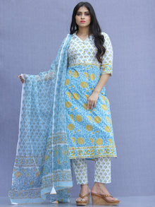 Jashn Zahra - Set of Kurta Pants & Dupatta - KS71A2311D