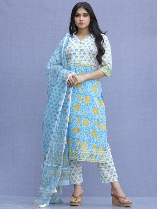 Jashn Zahra - Set of Kurta Pants & Dupatta - KS71A2311D