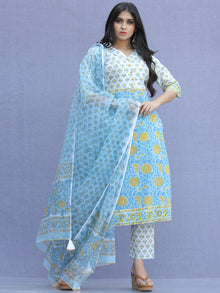 Jashn Zahra - Set of Kurta Pants & Dupatta - KS71A2311D