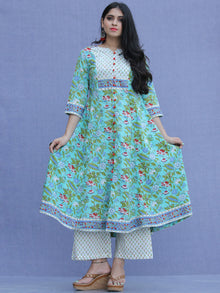 Jashn Sanaz - Set of Kurta Palazzo & Dupatta - KS69A2308D