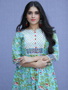 Jashn Sanaz - Set of Kurta Palazzo & Dupatta - KS69A2308D