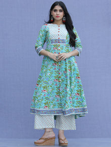 Jashn Sanaz - Set of Kurta Palazzo & Dupatta - KS69A2308D