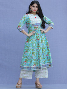 Jashn Sanaz - Set of Kurta Palazzo & Dupatta - KS69A2308D