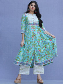 Jashn Sanaz - Set of Kurta Palazzo & Dupatta - KS69A2308D