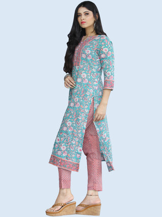 Jashn Gulnur - Set of Kurta Pants & Dupatta - KS60B2276D