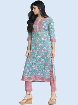 Jashn Gulnur - Set of Kurta Pants & Dupatta - KS60B2276D