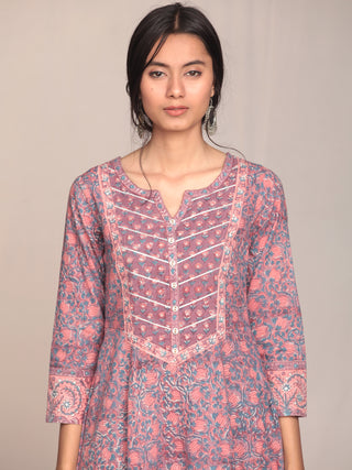 Jamni Samah Anarkali Kurta