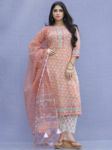 Jashn Shirat - Set of Kurta Pants & Dupatta - KS64A2341D