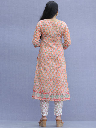 Jashn Shirat - Set of Kurta Pants & Dupatta - KS64A2341D