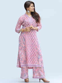 Rangrez Afia - Set of Kurta Palazzo & Dupatta - KS01D2232D