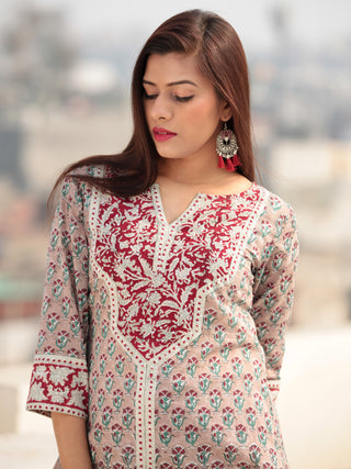 Jashn Noor - Set of Kurta Pants & Dupatta - KS78B2406D
