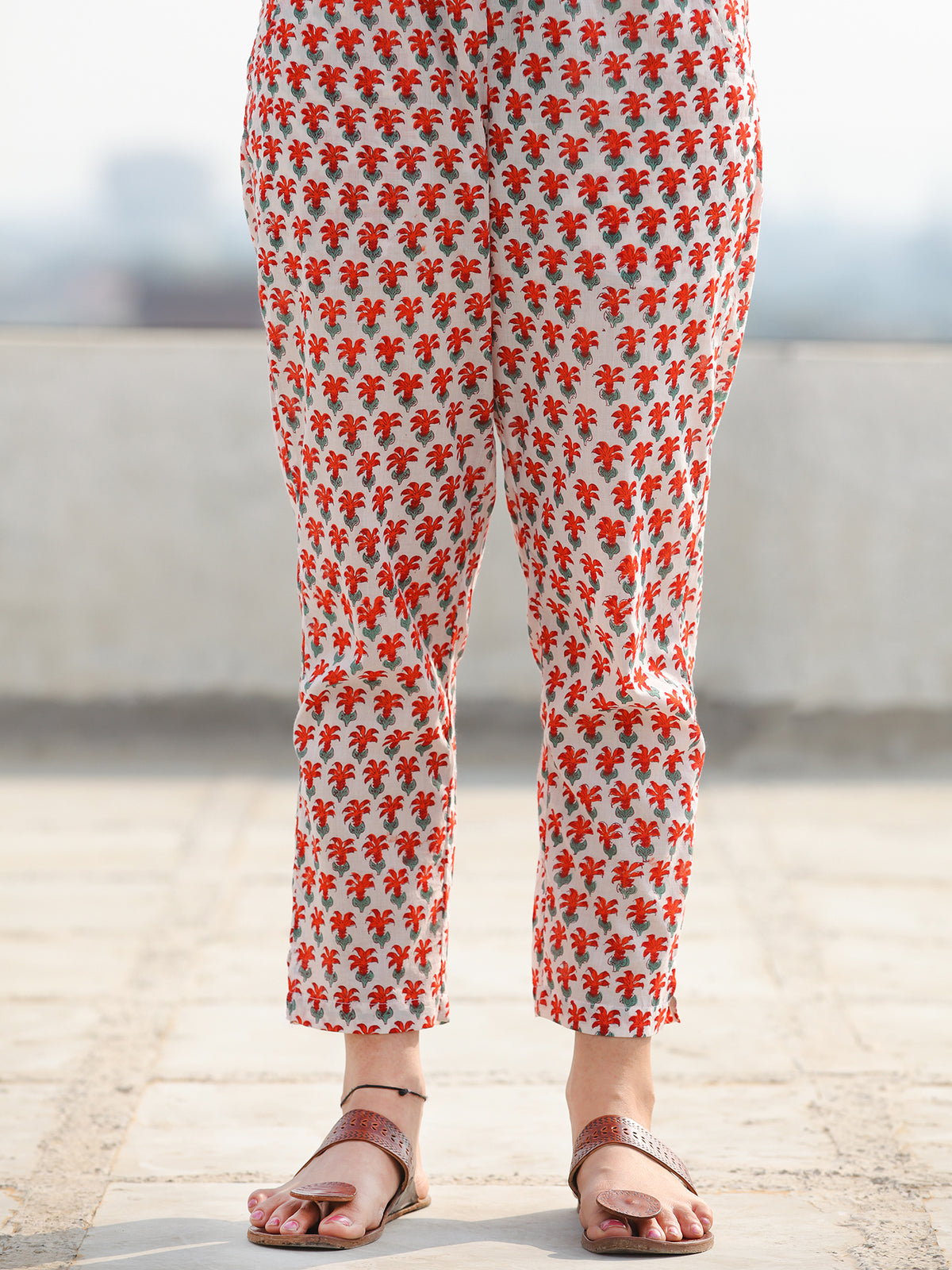 Jashn Isha - Cotton Pants - KP60G2401