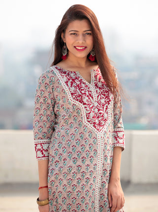 Jashn Noor - Set of Kurta Pants & Dupatta - KS78B2406D