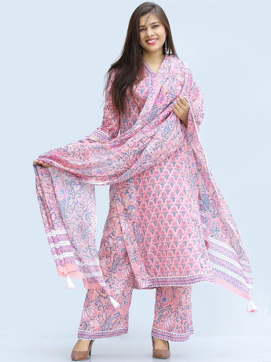 Rangrez Afia - Set of Kurta Palazzo & Dupatta - KS01D2232D