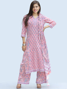 Rangrez Afia - Set of Kurta Palazzo & Dupatta - KS01D2232D