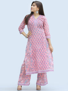Rangrez Afia - Set of Kurta Palazzo & Dupatta - KS01D2232D