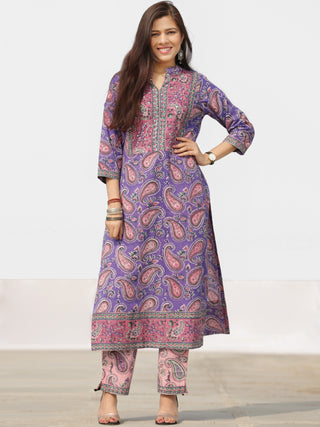 Nayab Rehnuma - Set of Kurta Pants & Dupatta - KS60U2525D