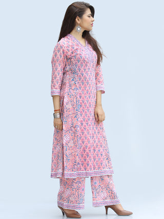 Rangrez Afia - Set of Kurta Palazzo & Dupatta - KS01D2232D