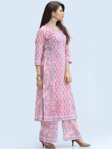Rangrez Afia - Set of Kurta Palazzo & Dupatta - KS01D2232D