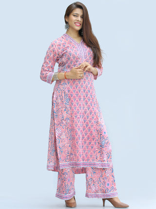 Rangrez Afia - Set of Kurta Palazzo & Dupatta - KS01D2232D