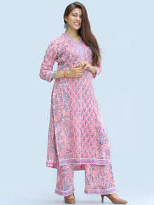 Rangrez Afia - Set of Kurta Palazzo & Dupatta - KS01D2232D